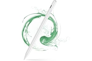 CMARS Stylus Pen, Digital and Smart for Touch Screens, Compatible with iPhone/Samsung/Huawei/Lenovo/Android Smartphone & Tablet, Magnetic Pen, Rechargeable Writing Pen - White