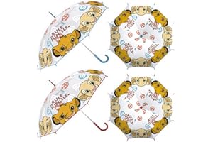 ARDITEX Parapluie manuel transparent du Roi lion The Lion King Dimensions 46 cm Disponible en deux modèles différents, il sera envoyé au hasard selon la disponibilité du Misme.