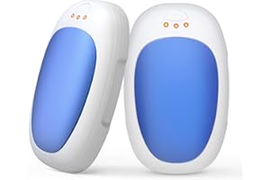 Wasuka Hand Warmers Rechargeable 2 Pack, Electric Handwarmers Reusable Portable USB Pocket Warmer, Long Lasting Hand Heater for Camping Hiking Hunting Ideal Warm Gift for Women Men