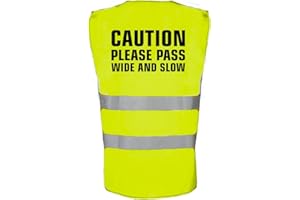 swagwear Caution Please Pass Wide and Slow Equestrian Kids Horse Riding Hi Vis Vest 4 Colours