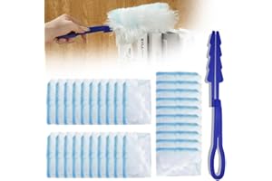 Vicloon Kurz puchowy, 20 sztuk do zestawu startowego Duster, łapanie i łapanie kurzu i brudu, ręczne ładowanie ściereczki, chwytanie i łapanie kurzu i brudu