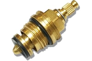 STABILO SANITAER Stabilo-Sanitaer Hahnoberteil DN15 1/2 Zoll Ventiloberteil Ventileinsatz Oberteil Messing ohne Griff Ersatzteil Armatur Wasserhahn