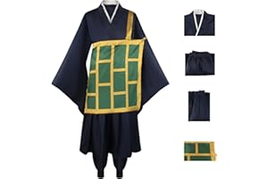 Cos-Animefly Geto Suguru Cosplay Costume Geto Suguru Robe Dress Kimono Stage Outfits Suit Full Set Halloween Party