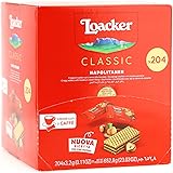 CandyFrizz Selection – Loacker Wafer Minis Napolitaner - confezione monoporzione da 3,2gr – dispenser da 204 pezzi