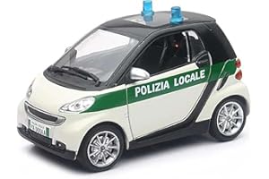 NEWRAY New Ray MODELLINO in Scala Compatibile con Smart FORTWO Polizia Locale 1:24 NY71453