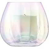 LSA International Vaso Pearl In Vetro Con Effetto Madreperla, Altezza 11 Cm, Dipinto A Mano - 3