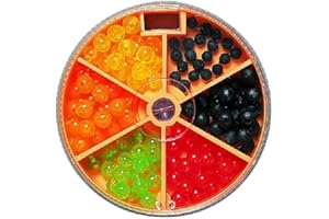 STMK Gummi-Kunstoff-Perlen bunt Sortiert