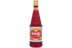 Rooh Afza - Beverage Base Sharbat Syrup (1 Pack Deal x 800 ML) Drink of the east, the taste of happiness by hamdard.