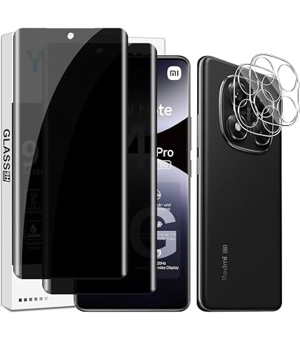 Holilo Sichtschutz-Schutzfolie Für Xiaomi Poco M7 Pro 5G/Redmi Note 14 – 2 Stück, 9H Härte, Privacy
