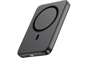 A ADDTOP-Magnetische-Power-Bank-10000mAh - PD 20W Schnelllade Powerbank with USB-C In&Out, Slim Wireless Ladegerät Externe Handyakkus with LED Display für iPhone 16/15/14/13/12/Pro Max