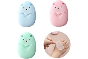 ANCUIOYZ Disposable Soap Paper, Travel Soap Paper Sheets Mini Portable Soap Paper Sheets Outdoor paper soap, Suitable for outdoor activities, camping and hiking