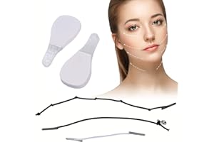 ABCFR 40-320 Stück Face Lift Tape Lift Gesicht Aufkleber Unsichtbare Aufzug Gesicht Aufkleber Gesicht Lift Band Unsichtbare Dünne Gesicht Aufkleber V-For Gesicht Make-up Gesicht Lift Werkzeuge Für Gesicht