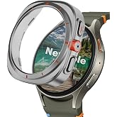 Newpole Samsung Galaxy Watch 6 40MM İ&ccedil;in Ultra G&ouml;r&uuml;n&uuml;ml&uuml; Ekran Koruyucu Kılıf - Tam Kaplayan Kasa Koruyucu