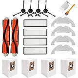 Chuancheng Kit di Accessori per Dreame Bot Z10 PRO L10 Plus Aspirapolvere, 2 spazzole Principali Staccabili, 4 filtri Hepa, 4