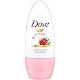 Dove Go Fresh Pomegranate Anti-Perspirant Roll On Women's Deodorant with ¼ moisturising cream & 100% natural caring oil for 48 hour protection and underarm care 50 ml
