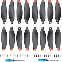2 Paar Propeller Für DJI Mini 2 – Low-Noise, Orangefarbener Rand, Inkl. Schrauben & Schraubendreher, Ersatzdrohnenzubehör