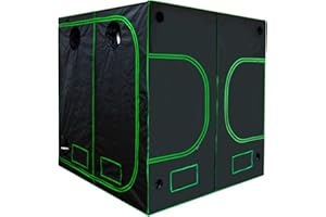 Kingpower 14 Taglie Grow Tent Box Interno Serra Coltiva la Tenda Idroponica Gabinetto di Alevamento, Dimensione:200 x 200 x 200 cm (10)