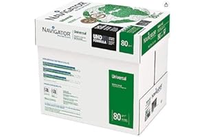 WORKOME HAPPY WORK * HAPPY HOME WORKOME Universal Navigator Papel multiusos para impresoras color blanco (1 CAJA 2500 HOJAS, A4 80 GRAMOS)