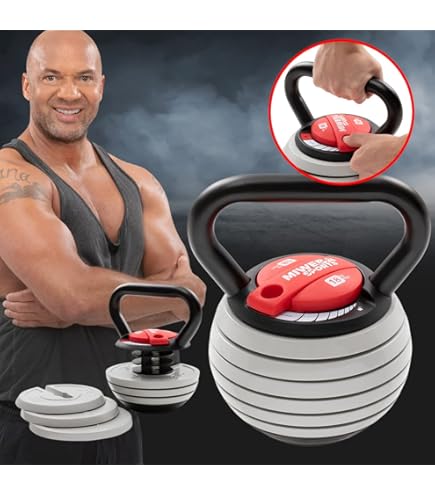 Rebel Kettlebell Gietijzer Automatisch Verstelbaar 9 kg RBA-2324-9