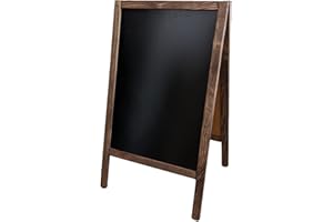 FKL DESIGN HOME DECO FKL DESIGN Home Déco 3 tailles ! Bouchon client présentoir publicitaire tableau publicitaire tableau noir bouchon client cadre en bois noir tableau publicitaire tableau noir (S 100 x 60 cm)