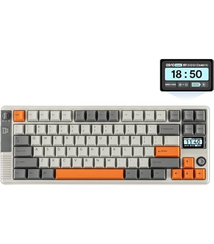 8BitDo Retro Mechanical Keyboard, Bluetooth/2.4G/USB-C Hot