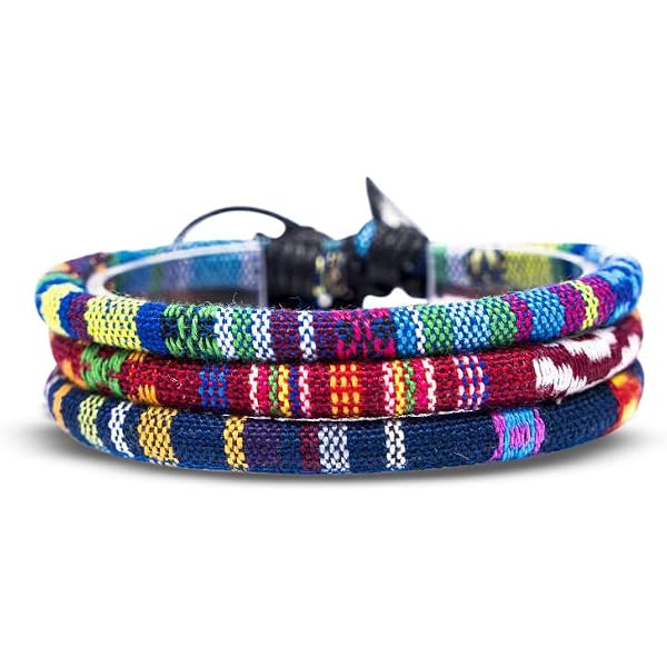 Ancient Tribe, collana girocollo da donna in canapa in vera pelle
