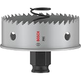Bosch 1 x Pro Sheet Metal Power Change Plus Delikli Testere (Paslanmaz &Ccedil;elik Levhalar, &Ccedil;elik Levhalar, &Oslash; 73 mm, Profesyonel A
