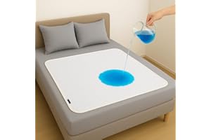 BLUZIMAN® Traverse Letto Anziani Lavabili, Traversine Neonato Fasciatoio Fatto in Europa, Tappetini Igienici Per Cani Oeko Tex, Coprimaterasso Impermeabile, Telo Impermeabile Letto (50x90cm, Pack 1)