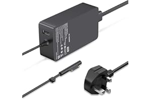 POLKMNJ Surface Pro Charger Adapter Charger for Microsoft Surface Pro 3/4/5/6/X, Surface Go 1/2,Microsoft Windows Surface Book, Microsoft Surface Pro Laptop/Tablet Charger (Suitable for 65W,44W,36W,24W)