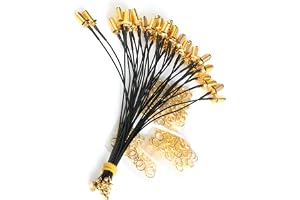 Hailege 5 st IPX-4 UFL till SMA hona pigtailantenn WiFi koaxialkabel IPX-4/UFL till SMA förlängningssladd IPX RF pigtail adap