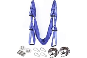 ARNTY Yoga Hängematte Set Aerial,Aerial Yogatuch,Aerial Yoga Hammock Swing mit Tragetasche und Verlängerungsgurten
