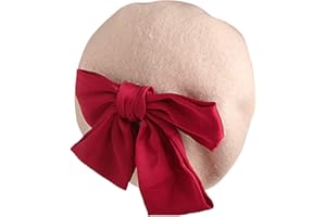 Zukmuk Cappello Berretto Bimba Inverno Autunno Cappellino e Nodo Elegante per Bimbina 2-6 Anni