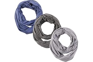 Genovega Toddler Baby Girls Boys Jersey Infinity scarf, Cozy Soft, Fashion Stylish