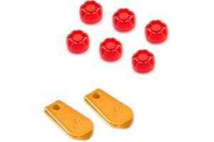 SQUIZ – Entreprise Française – Lot de 6 bouchons + 2 curseurs Squiz’zip pour faciliter la fermeture des gourdes réutilisables