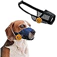 Sage Square Net Muzzle Dog - Secure & Breathable Dog Muzzle for Safe Walks | Adjustable Straps & Soft Mesh Cover | Prevent Biting, Chewing, and Licking | Comfortable and Stylish Design (Extra Small)