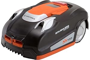 YARD FORCE Robot tosaerba NX100i fino a 1000 m² - Tosaerba autoportante con controllo app, sensore ultrasonico iRadar, programmazione multizona, pannello di controllo LCD con tastierino numerico