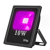 10W UV Disco Lichter UV LED Flutlicht IP66 Wasserdicht, Hohe Leistung UV schwarzlicht 85V-265V AC für Aushärtung…