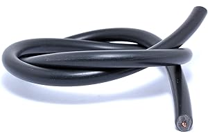 Easyboost Fil Câble de Bougie Allumage 7mm Antiparasite Haute tension pour Scooter Booster Stunt Nitro Moto 50cc AM6 Derbi MBK 51 103 Rieju TZR Tronçonneuse Tondeuse Débroussailleuse