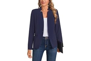 YOUNIFIZ Blazers for Women Casual Long Sleeve Button Front Work Office Blazers Jacket with Pockets 2025, S-2XL