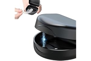 HSLXBY Porta Apparecchio Denti,Scatola per Parentesi Graffe,Scatola per Dentiere,Scatola di Immagazzinaggio per Dentiera,Scatola di Ritegno Custodie Ortodontiche per Paradenti e Conservazione Protesi