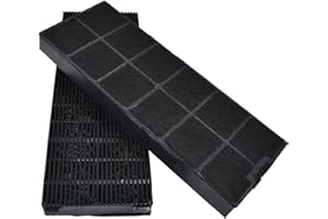 EVAYP / 2 x filtr z węglem aktywnym / ACC918 K26 89013179 34534 182192 KFEN4500 AZKF010 CR240 / kompatybilny z ATAG Candy Gorenje Indesit do okapów kuchennych, okapów kuchennych