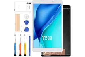 LADYSON Écran de remplacement pour Samsung Galaxy Tab A 8.0 2019 T290 SM-T290 LCD écran tactile numériseur complet en verre avec kit d'outils de réparation (Blanc)