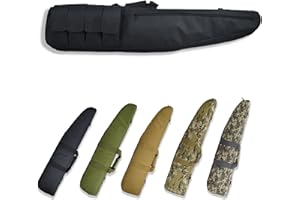 DFANCE Bolsa Doble Rifle Escopeta Airsoft,Maletin Arma Larga,Bolsa para Rifle Funda para Transporte de Armas,Suave Acolchado con Cerradura Carabina Bolsa,para Caza Pesca