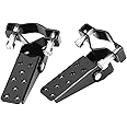 Universal Motorcycle motorbike folding Foot Peg Pegs, Passenger Black Stylish Metal Motorbike Frame Highway Bar Foot Pegs Universal Rests Pedals For Motorcycles