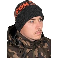 Gamakatsu All Black Winter Hat – Anglermütze Für Raubfischangler, Weich & Warm, 60% Baumwolle, 40% Polyester