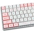 KASTWAVE PBT Keycaps,131 Key XDA Profile DYE-SUB Keycap Macaron Personalized Theme Keycap for Mechanical Gaming Keyboard,Compatible with Cherry Mx Switch