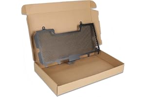 MILLAY Protection de Protection de calandre de Moto for BMW F800R 2004-2018 Grille de radiateur Moto (Size : Black NO Logo)