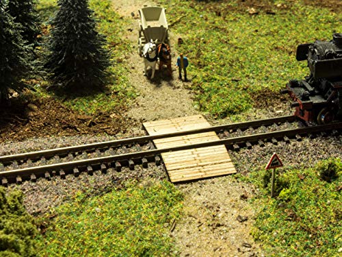 Preisvergleich Produktbild Modellbahn Union Bahnübergang Holzbohlen - klein