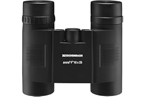 Eschenbach Optik Arena F+ faltbares Fernglas 10x25 - handliches Einstiegsmodell für Wanderungen, Vogelbeobachtungen, Veranstaltungen und mit umfangreichem Lieferzubehör