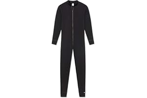 GRTLPOK Pleas Thermo Overall Herren - Einteiler Ganzkörperanzug Herren, Schwarz, Gr. XXL (56)